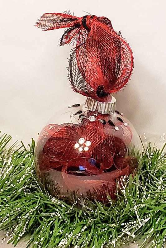 Red and Black Ornament