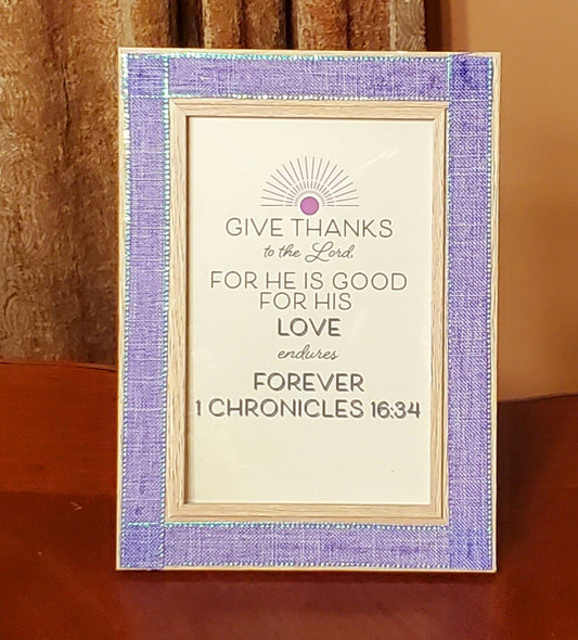 Custom Give Thanks Theme Frame