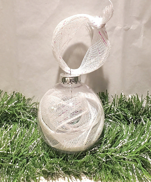 White Bubble Ornament