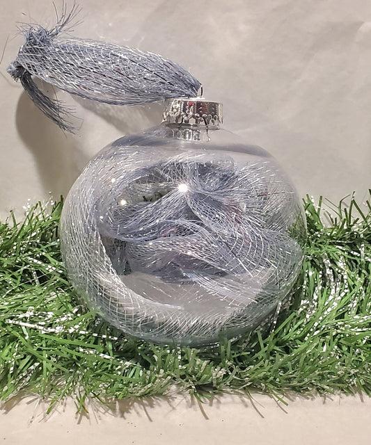 Blue/Silver Ornament