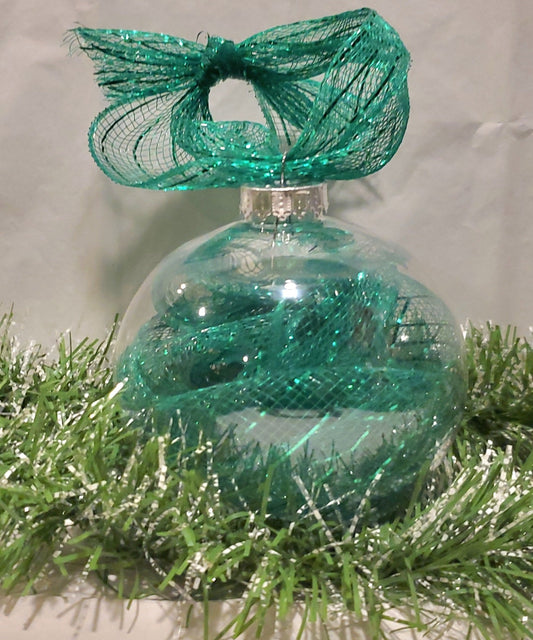 Green Oval Ornament