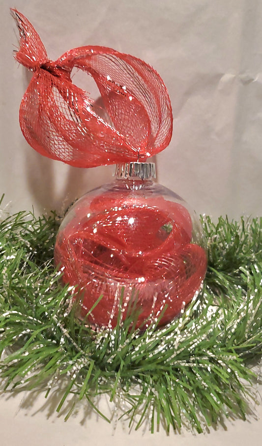Red/Silver Ornament
