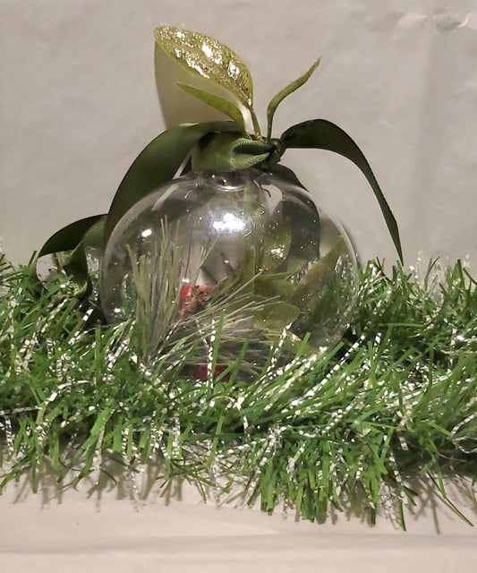 Royal Green Glitter Ornament