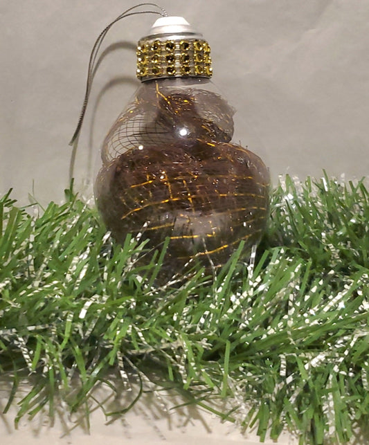 Brown/Gold Ornament