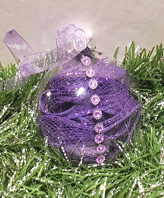 Purple Glamour Ornament