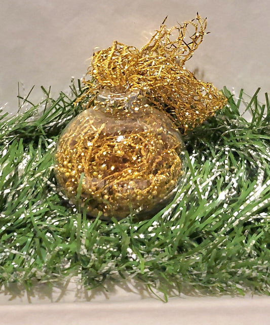 Gold Oval Ornament