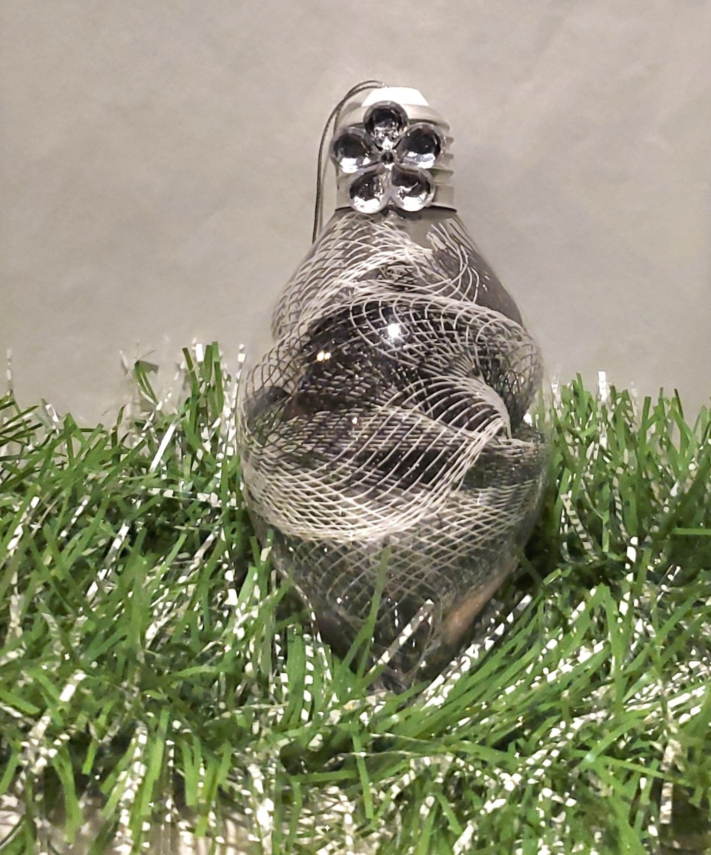 Black/White Diamond Ornament